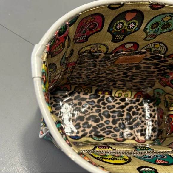 ❌SOLD❌Consuela Sunset Camo Legacy Classic Tote with Sugar Skull Accents - Picture 9 of 14